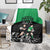New Zealand and Ireland Rugby Blanket Chicago 2025 Go All Black Shamrocks - Polynesian Pride