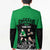 New Zealand and Ireland Rugby Custom Blazer Chicago 2025 Go All Black Shamrocks - Polynesian Pride