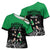 New Zealand and Ireland Rugby Custom Cross Shoulder Shirt Chicago 2025 Go All Black Shamrocks - Polynesian Pride