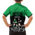 New Zealand and Ireland Rugby Custom Family Matching Off Shoulder Maxi Dress and Hawaiian Shirt Chicago 2025 Go All Black Shamrocks - Polynesian Pride