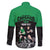 New Zealand and Ireland Rugby Custom Family Matching Off Shoulder Short Dress and Hawaiian Shirt Chicago 2025 Go All Black Shamrocks - Polynesian Pride