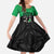 New Zealand and Ireland Rugby Custom Family Matching Summer Maxi Dress and Hawaiian Shirt Chicago 2025 Go All Black Shamrocks - Polynesian Pride