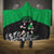 New Zealand and Ireland Rugby Hooded Blanket Chicago 2025 Go All Black Shamrocks - Polynesian Pride