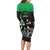 New Zealand and Ireland Rugby Custom Long Sleeve Bodycon Dress Chicago 2025 Go All Black Shamrocks - Polynesian Pride