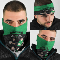 New Zealand and Ireland Rugby Neck Gaiter Chicago 2025 Go All Black Shamrocks - Polynesian Pride