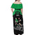 New Zealand and Ireland Rugby Custom Off Shoulder Maxi Dress Chicago 2025 Go All Black Shamrocks - Polynesian Pride