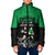 New Zealand and Ireland Rugby Custom Padded Jacket Chicago 2025 Go All Black Shamrocks - Polynesian Pride