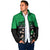 New Zealand and Ireland Rugby Custom Padded Jacket Chicago 2025 Go All Black Shamrocks - Polynesian Pride