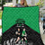 New Zealand and Ireland Rugby Quilt Chicago 2025 Go All Black Shamrocks - Polynesian Pride
