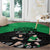 New Zealand and Ireland Rugby Round Carpet Chicago 2025 Go All Black Shamrocks - Polynesian Pride