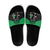 New Zealand and Ireland Rugby Slide Sandals Chicago 2025 Go All Black Shamrocks - Polynesian Pride