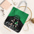 New Zealand and Ireland Rugby Tote Bag Chicago 2025 Go All Black Shamrocks - Polynesian Pride