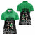 New Zealand and Ireland Rugby Custom Women Polo Shirt Chicago 2025 Go All Black Shamrocks - Polynesian Pride