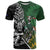New Zealand and South Africa Rugby Custom T Shirt Maori Tiki Fern Springboks Kente Pattern - Polynesian Pride