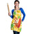 Aloha Hawaii Christmas Apron Mele Kalikimaka Funny Santa Palaka Quilt Motifs - Polynesian Pride
