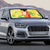 Aloha Hawaii Christmas Auto Sun Shade Mele Kalikimaka Funny Santa Palaka Quilt Motifs - Polynesian Pride