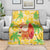 Aloha Hawaii Christmas Blanket Mele Kalikimaka Funny Santa Palaka Quilt Motifs - Polynesian Pride