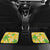 Aloha Hawaii Christmas Car Mats Mele Kalikimaka Funny Santa Palaka Quilt Motifs - Polynesian Pride