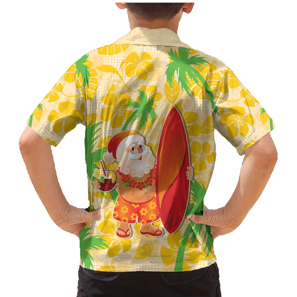 Aloha Hawaii Christmas Family Matching Mermaid Dress and Hawaiian Shirt Mele Kalikimaka Funny Santa Palaka Quilt Motifs - Polynesian Pride
