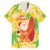 Aloha Hawaii Christmas Family Matching Summer Maxi Dress and Hawaiian Shirt Mele Kalikimaka Funny Santa Palaka Quilt Motifs - Polynesian Pride