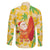 Aloha Hawaii Christmas Family Matching Summer Maxi Dress and Hawaiian Shirt Mele Kalikimaka Funny Santa Palaka Quilt Motifs - Polynesian Pride