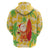 Aloha Hawaii Christmas Hoodie Mele Kalikimaka Funny Santa Palaka Quilt Motifs - Polynesian Pride