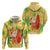 Aloha Hawaii Christmas Hoodie Mele Kalikimaka Funny Santa Palaka Quilt Motifs - Polynesian Pride
