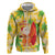 Aloha Hawaii Christmas Hoodie Mele Kalikimaka Funny Santa Palaka Quilt Motifs - Polynesian Pride