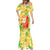 Aloha Hawaii Christmas Mermaid Dress Mele Kalikimaka Funny Santa Palaka Quilt Motifs - Polynesian Pride