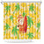 Aloha Hawaii Christmas Shower Curtain Mele Kalikimaka Funny Santa Palaka Quilt Motifs - Polynesian Pride
