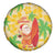 Aloha Hawaii Christmas Spare Tire Cover Mele Kalikimaka Funny Santa Palaka Quilt Motifs - Polynesian Pride