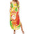 Aloha Hawaii Christmas Summer Maxi Dress Mele Kalikimaka Funny Santa Palaka Quilt Motifs - Polynesian Pride