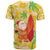 Aloha Hawaii Christmas T Shirt Mele Kalikimaka Funny Santa Palaka Quilt Motifs - Polynesian Pride