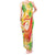 Aloha Hawaii Christmas Tank Maxi Dress Mele Kalikimaka Funny Santa Palaka Quilt Motifs - Polynesian Pride