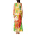 Aloha Hawaii Christmas Tank Maxi Dress Mele Kalikimaka Funny Santa Palaka Quilt Motifs - Polynesian Pride