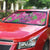 Aloha Hawaii Christmas Auto Sun Shade Mele Kalikimaka Chill Flamingo Palaka Quilt Motifs - Polynesian Pride