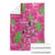 Aloha Hawaii Christmas Blanket Mele Kalikimaka Chill Flamingo Palaka Quilt Motifs - Polynesian Pride