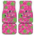 Aloha Hawaii Christmas Car Mats Mele Kalikimaka Chill Flamingo Palaka Quilt Motifs - Polynesian Pride