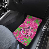 Aloha Hawaii Christmas Car Mats Mele Kalikimaka Chill Flamingo Palaka Quilt Motifs - Polynesian Pride