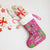 Aloha Hawaii Christmas Stocking Mele Kalikimaka Chill Flamingo Palaka Quilt Motifs - Polynesian Pride