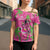 Aloha Hawaii Christmas Cross Shoulder Shirt Mele Kalikimaka Chill Flamingo Palaka Quilt Motifs - Polynesian Pride