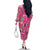 Aloha Hawaii Christmas Family Matching Off The Shoulder Long Sleeve Dress and Hawaiian Shirt Mele Kalikimaka Chill Flamingo Palaka Quilt Motifs - Polynesian Pride