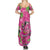 Aloha Hawaii Christmas Family Matching Summer Maxi Dress and Hawaiian Shirt Mele Kalikimaka Chill Flamingo Palaka Quilt Motifs - Polynesian Pride