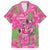 Aloha Hawaii Christmas Family Matching Tank Maxi Dress and Hawaiian Shirt Mele Kalikimaka Chill Flamingo Palaka Quilt Motifs - Polynesian Pride