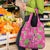 Aloha Hawaii Christmas Grocery Bag Mele Kalikimaka Chill Flamingo Palaka Quilt Motifs - Polynesian Pride