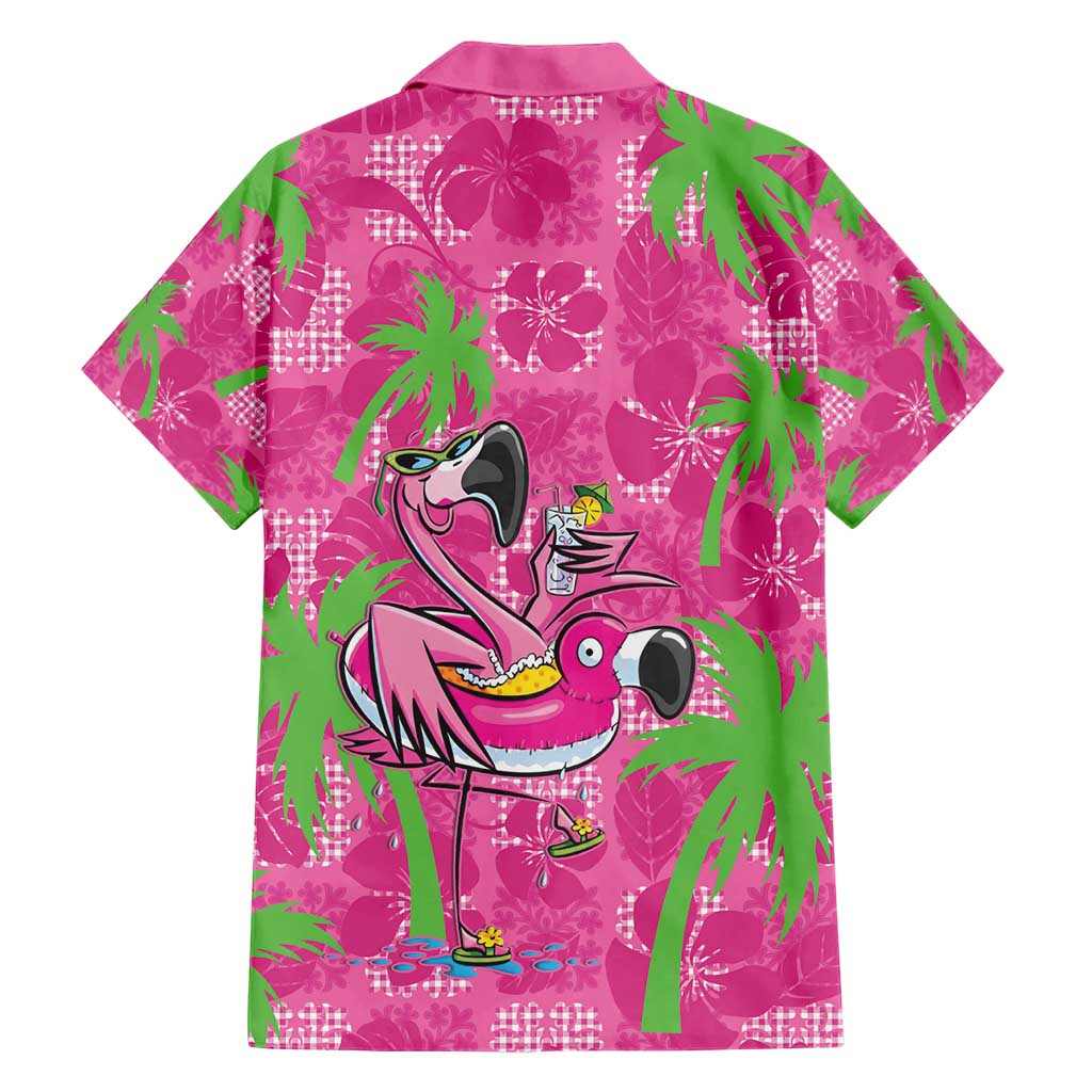 Aloha Hawaii Christmas Hawaiian Shirt Mele Kalikimaka Chill Flamingo Palaka Quilt Motifs - Polynesian Pride