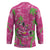 Aloha Hawaii Christmas Hockey Jersey Mele Kalikimaka Chill Flamingo Palaka Quilt Motifs - Polynesian Pride