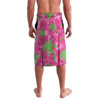 Aloha Hawaii Christmas Lavalava Mele Kalikimaka Chill Flamingo Palaka Quilt Motifs - Polynesian Pride