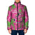 Aloha Hawaii Christmas Padded Jacket Mele Kalikimaka Chill Flamingo Palaka Quilt Motifs - Polynesian Pride