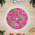 Aloha Hawaii Christmas Tree Skirt Mele Kalikimaka Chill Flamingo Palaka Quilt Motifs - Polynesian Pride